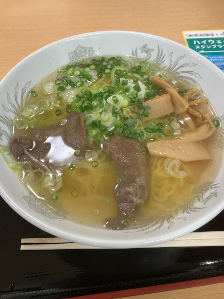 「牛タンゆず塩ラーメン」@東北自動車道 前沢SA 下り線 スナックコーナーの写真