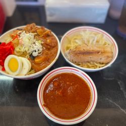 半蒙古丼　半冷し味噌５倍