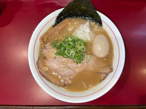 「こってりらーめん(¥800) 半熟味玉子(¥150)」@麺一盃の写真