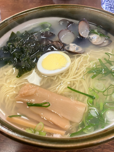 「しじみラーメン（大貝）特別に大盛り」@元祖しじみラーメン和歌山の写真