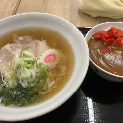 佐野ラーメン　ミニカレーセット