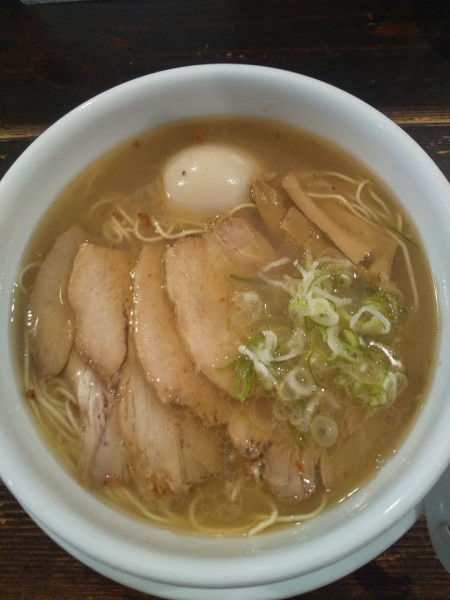 「香そば（塩・全部のせ）」@徳川町 如水 本店の写真