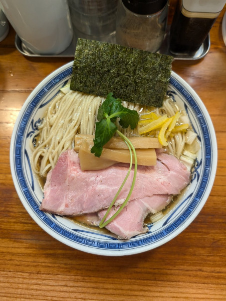 「鶏煮干と昆布薫る冷やしそば 醤油 普通」@アメノオトの写真