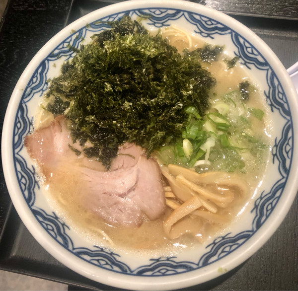 「岩のりラーメン 1130円」@博多麺房 赤のれん 丸ビル店の写真