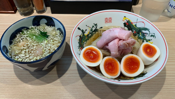 「昆布水つけ麺 全部入り 玉子トッピング」@水原製麺の写真