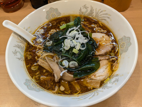 「わかめそば(唐辛子入り味噌)」@中華そば辻の写真