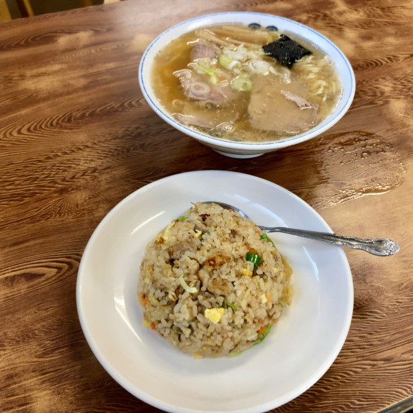 「ラーメン（半チャーハン付）￥950」@チーナン食堂の写真