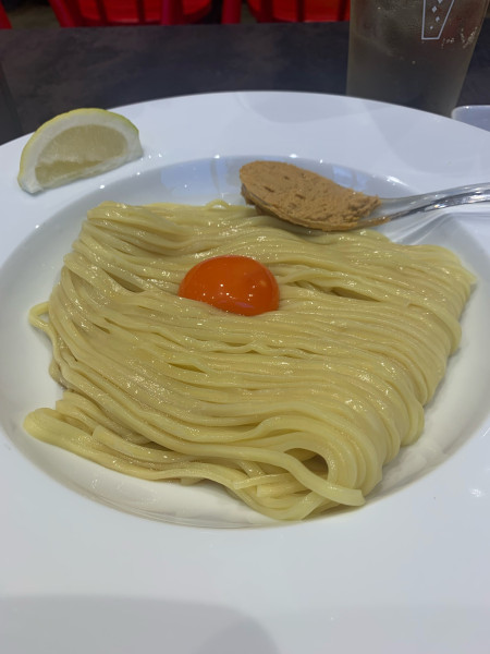 「雲丹バターたまご麺」@むかん横浜の写真