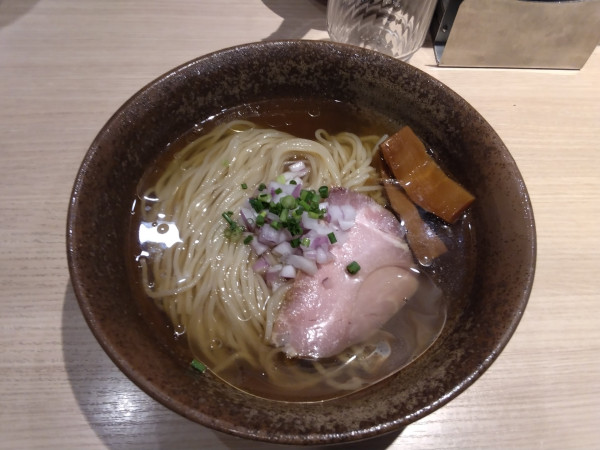 「冷やし煮干しそば（塩）」@麺屋 一燈の写真