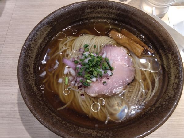 「冷やし煮干しそば（醤油）」@麺屋 一燈の写真