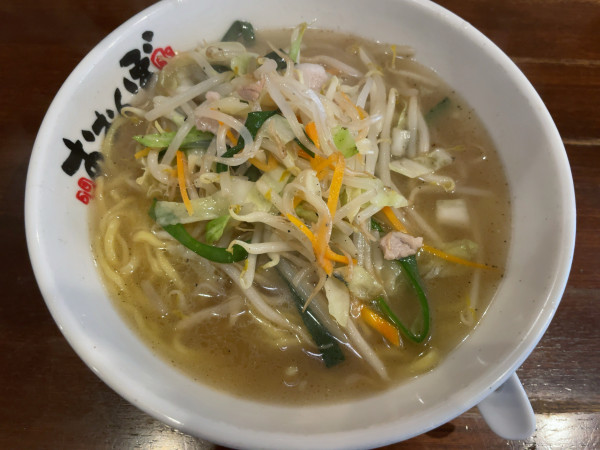 「野菜タンメン」@つけ麺 らーめん おおくぼの写真