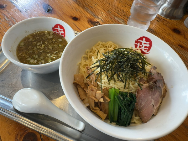 「つけそば中＋チャーハン小」@中華そば まるきの写真