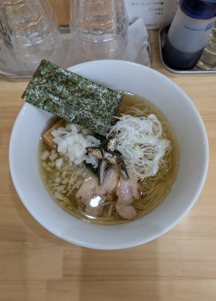 「冷やし煮干しラーメン 塩」@NAGASHARIの写真
