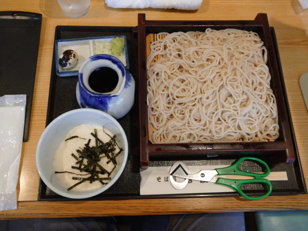 「とろろそば（900円）」@そば処 亀屋の写真