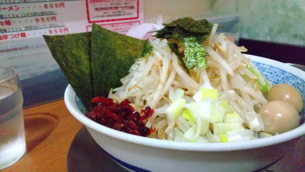 「#お蕎麦風冷たいラーメン #特製生姜 #カツオ節 #ニンニク #」@ラーメン ぶぅさんの写真