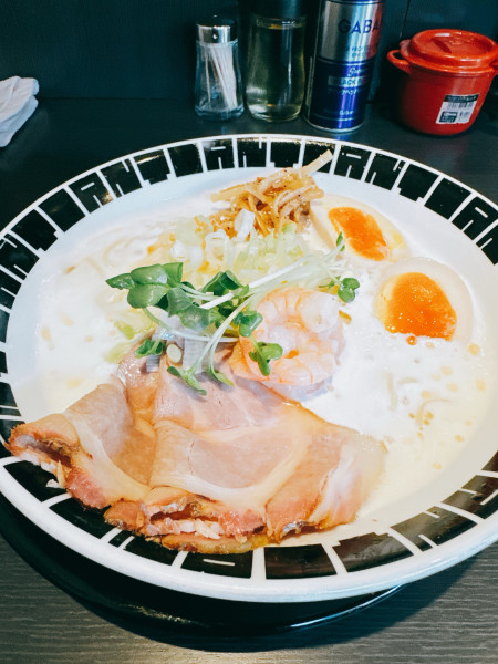 「海老と浅利の冷やしそば」@つけ麺 中華そば アンタイNOODLESの写真