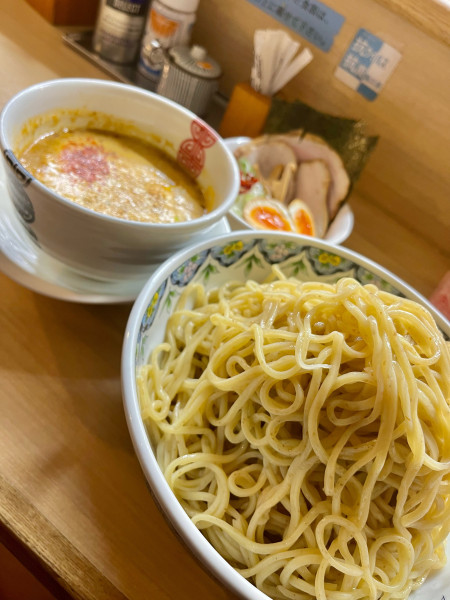 「【限定C】シン.ゴマの辛いつけそば 特製C、大盛」@中華そば 多賀野の写真