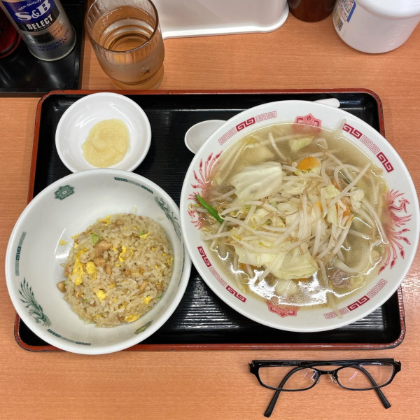 「野菜たっぷりタンメン」@日高屋 磯子駅前店の写真