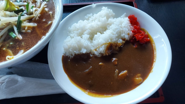「半カレーライス 400円」@信州の写真