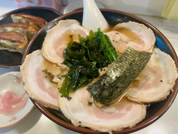 「チャーシュー麺  大盛」@手もみらぁめん 十八番の写真