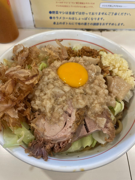 「汁なし小ラーメン」@ハイパーファットンの写真