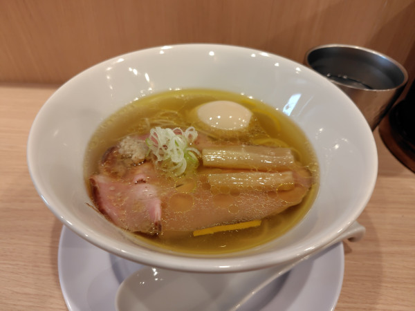 「味玉塩蕎麦¥1050」@中華蕎麦 一心の写真