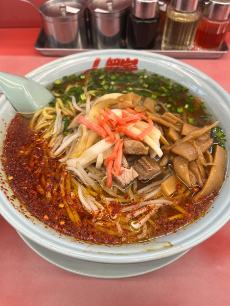 「期間限定　旨辛とんこつラーメン(1260円)」@ラーメン山岡家 高崎西店の写真