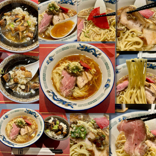 「【夏季限定】さっぱりキノコ冷製麺1200円➕どんこのっけ飯」@Craft Ramen BiTの写真