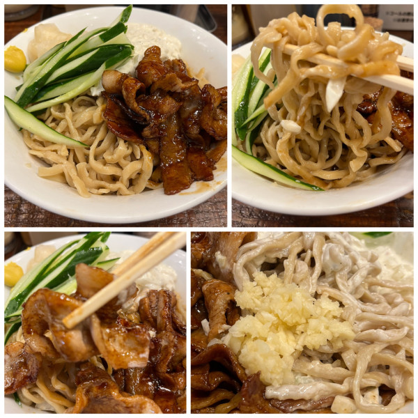 「すごい冷やし中華 1150円400g」@立川マシマシの写真