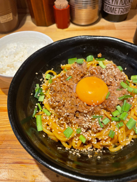 「冷やし担々麺 ライス」@花木流味噌 三鷹店の写真