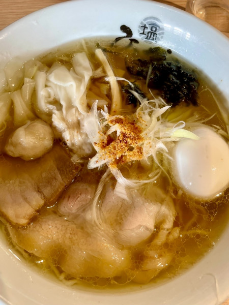 「塩らーめん ひるがお盛り ¥1290円」@ひるがお アクアシティお台場店の写真