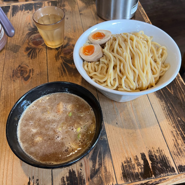 「京介魚介つけめん＋麺特盛り＋味玉」@つけめん屋 赤羽京介の写真