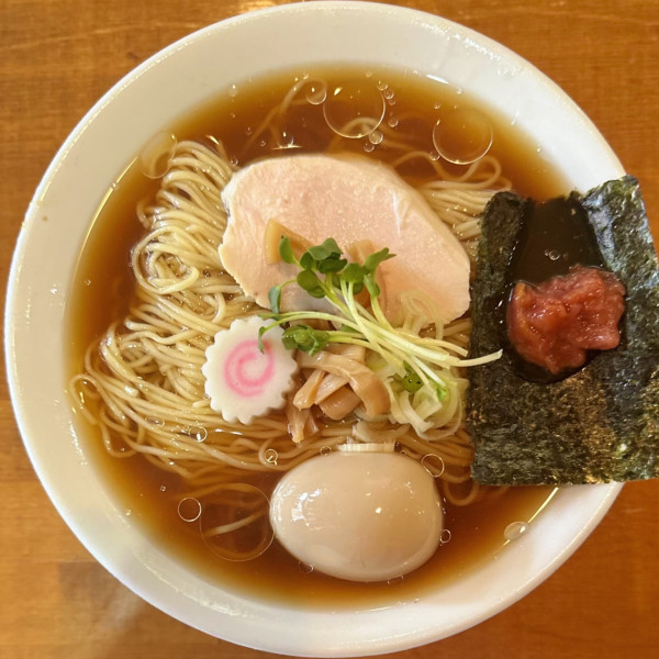 「限定冷‼︎はまぐり和風冷やしラーメン」@麺酒処 ふくろうの写真