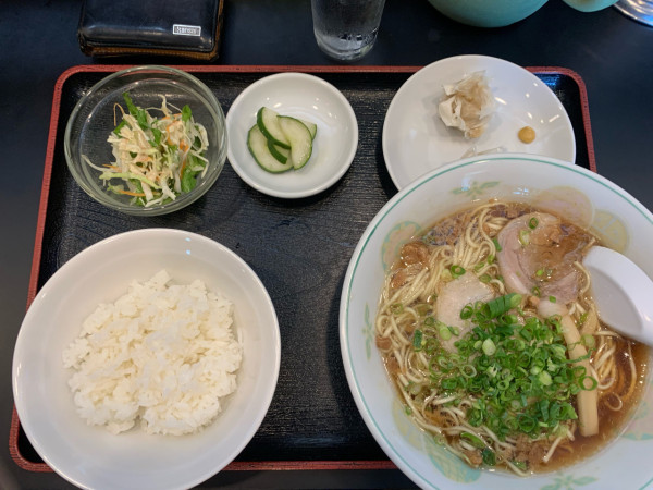 「尾道ラーメン定食　900円」@一龍の写真