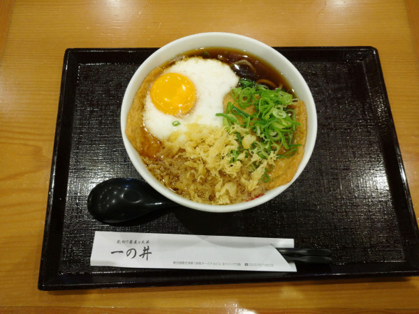 「きつねとろろそば（980円）」@一の井の写真