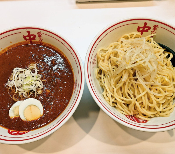 「限定　冷やし海老味噌北極(1170円)＋麺大盛」@蒙古タンメン 中本 柏店の写真