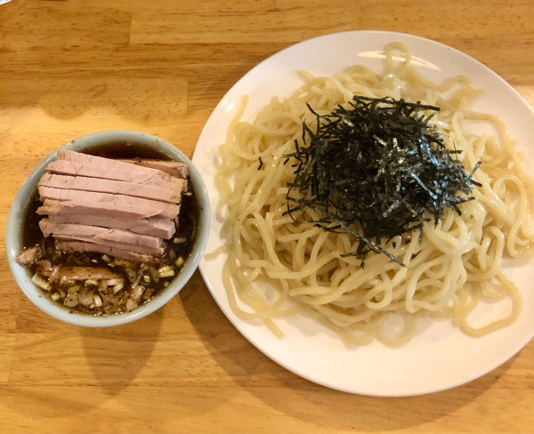 「チャーシューつけそば 大盛　1200+100円」@中華つけ蕎麦 でき心の写真