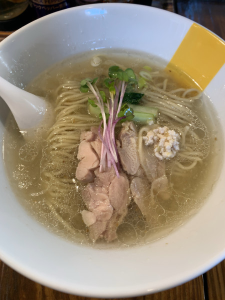 「塩生姜らー麺」@塩生姜ら一麺専門店 MANNISH 蔵前店の写真