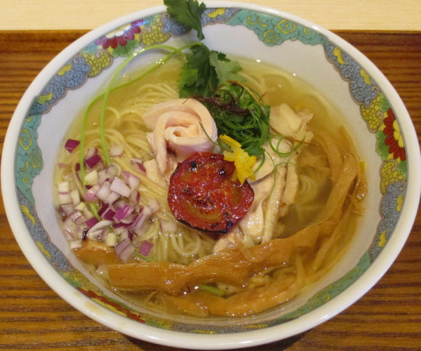 「ゆず鶏塩soba　1200円」@渋谷中華そば saji.の写真