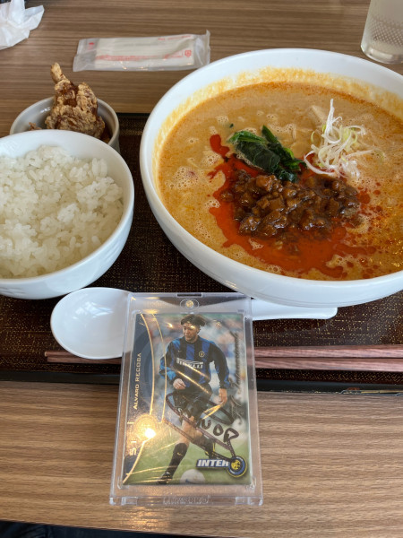 「胡麻香る四川風担々麺セット」@デニーズ 町屋駅前店の写真