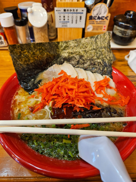 「茨城豚骨かく(叉焼)」@茨城豚骨 天心の写真