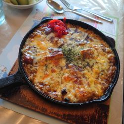 モチ入り焼きカレー