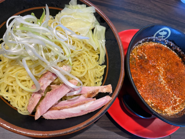 「夏限定：広島風つけ麺・６辛並900円」@ラーメン 岬家の写真