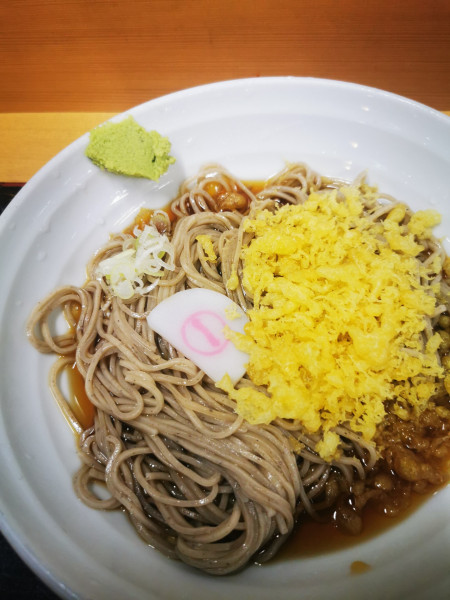 「冷やしたぬきそば」@そばいち IKE麺KITCHEN池袋店の写真