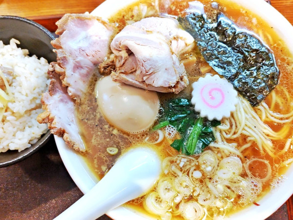 「政好セット＋チャーシュー＋味玉」@中華そば政好の写真