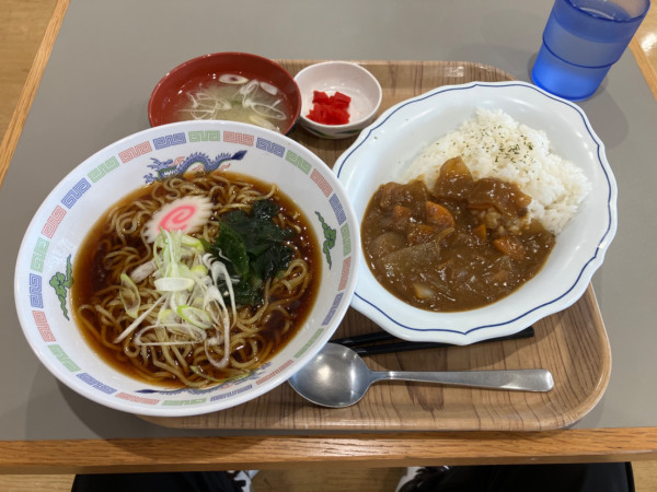 「かけラーメンとカレー」@こまとり屋の写真