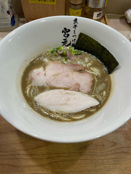 「濃厚煮干しそば」@煮干しつけ麺 宮元の写真