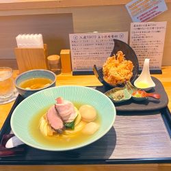 特製　帆立柚子　塩つけ麺＋数量限定　駿河湾産　由比桜えび100%