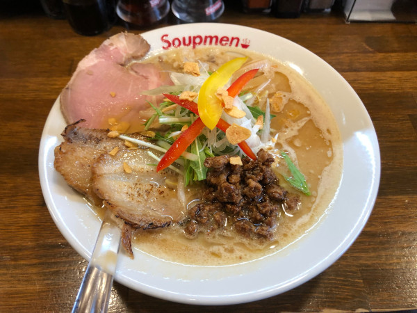 「ニンニク味噌らぁ麺」@Soupmenの写真