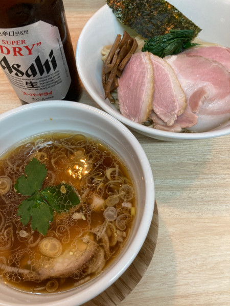 「生姜昆布水つけ麺、醤油、チャーシュー」@にしき之中華ソバの写真
